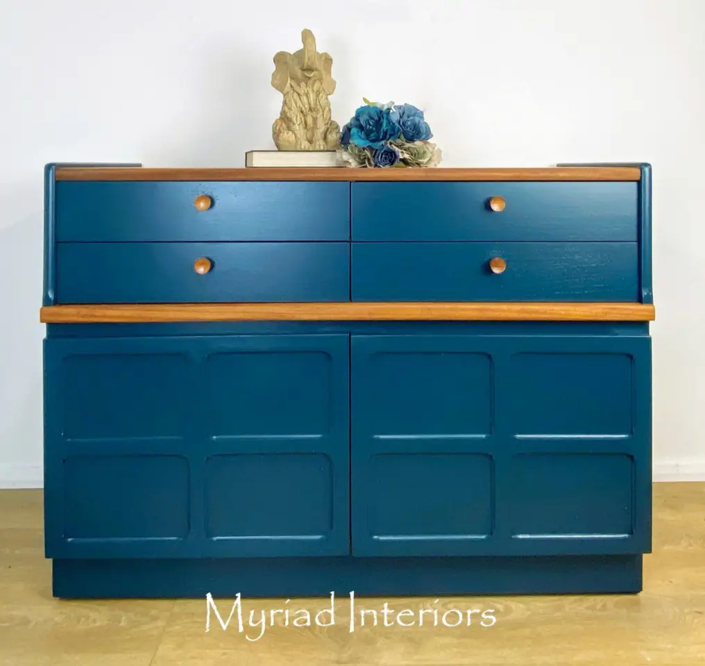 Teal sideboard, Myriad Interiors, Etsy