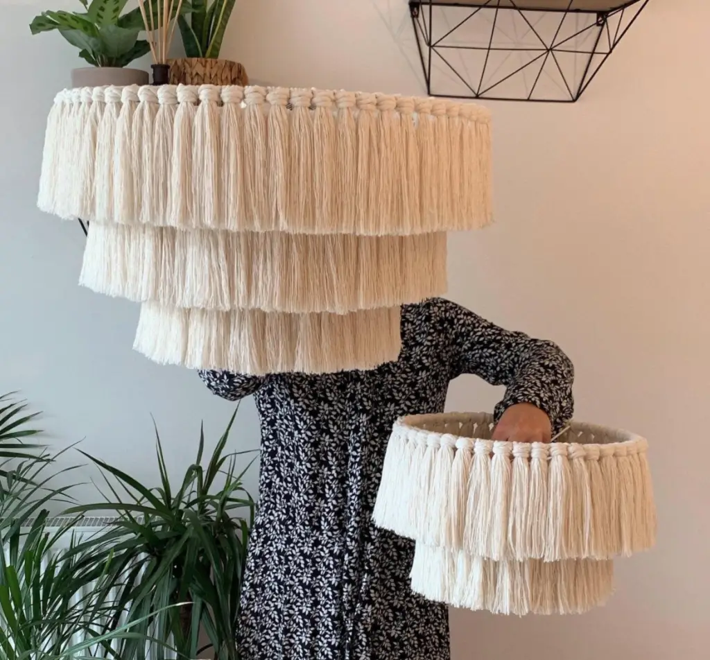 Macrame lampshades, Ropes and Tassels, Etsy