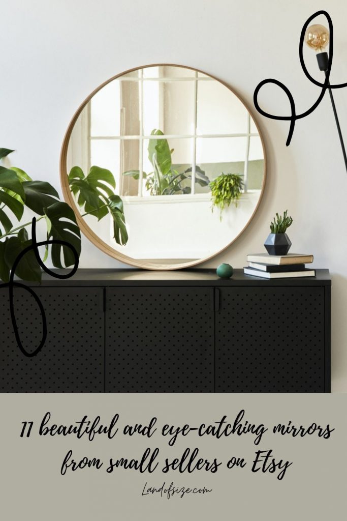 11 beautiful and eye-catching mirrors from small sellers on Etsy