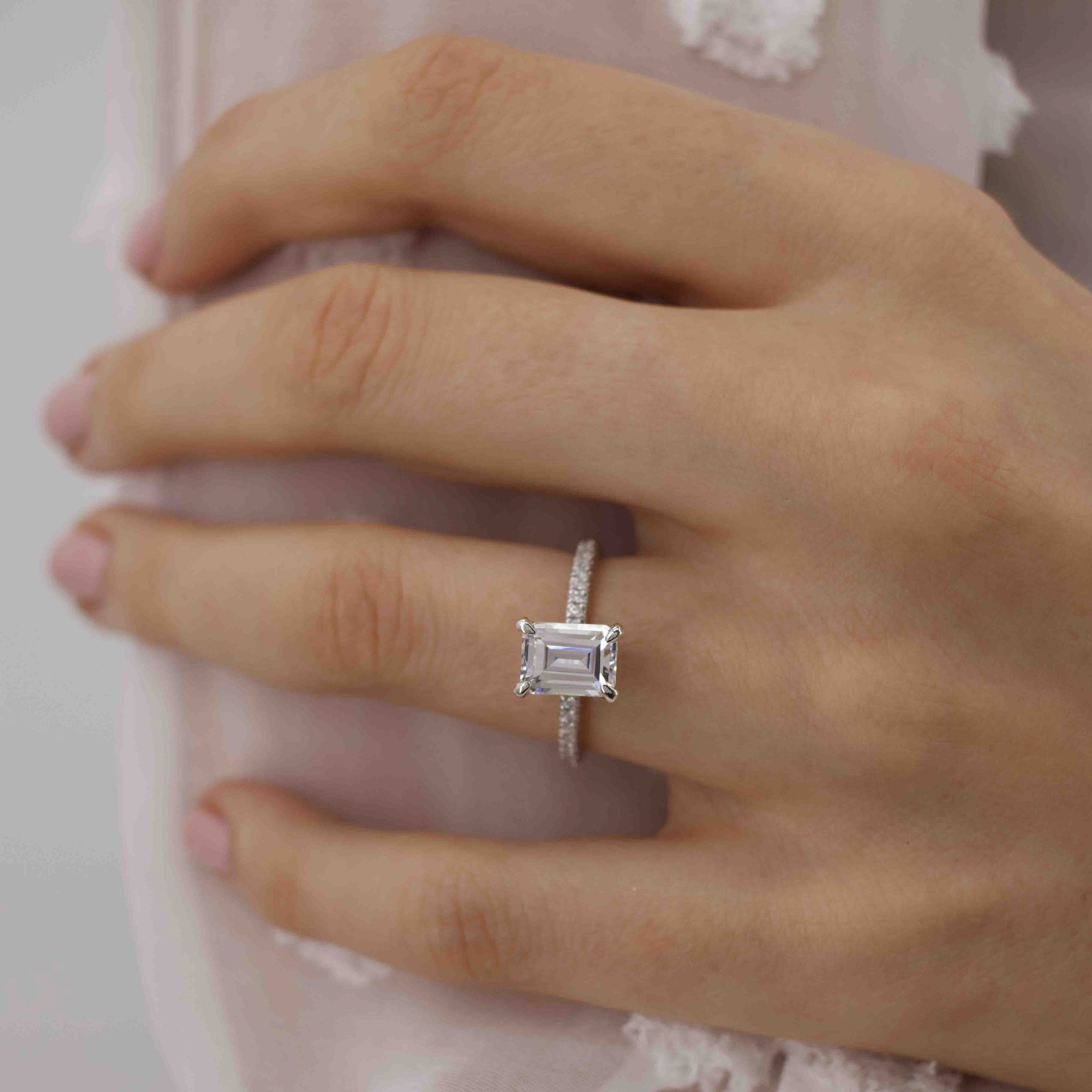 Shop Moissanite & Lab Diamond Rings – Lily Arkwright