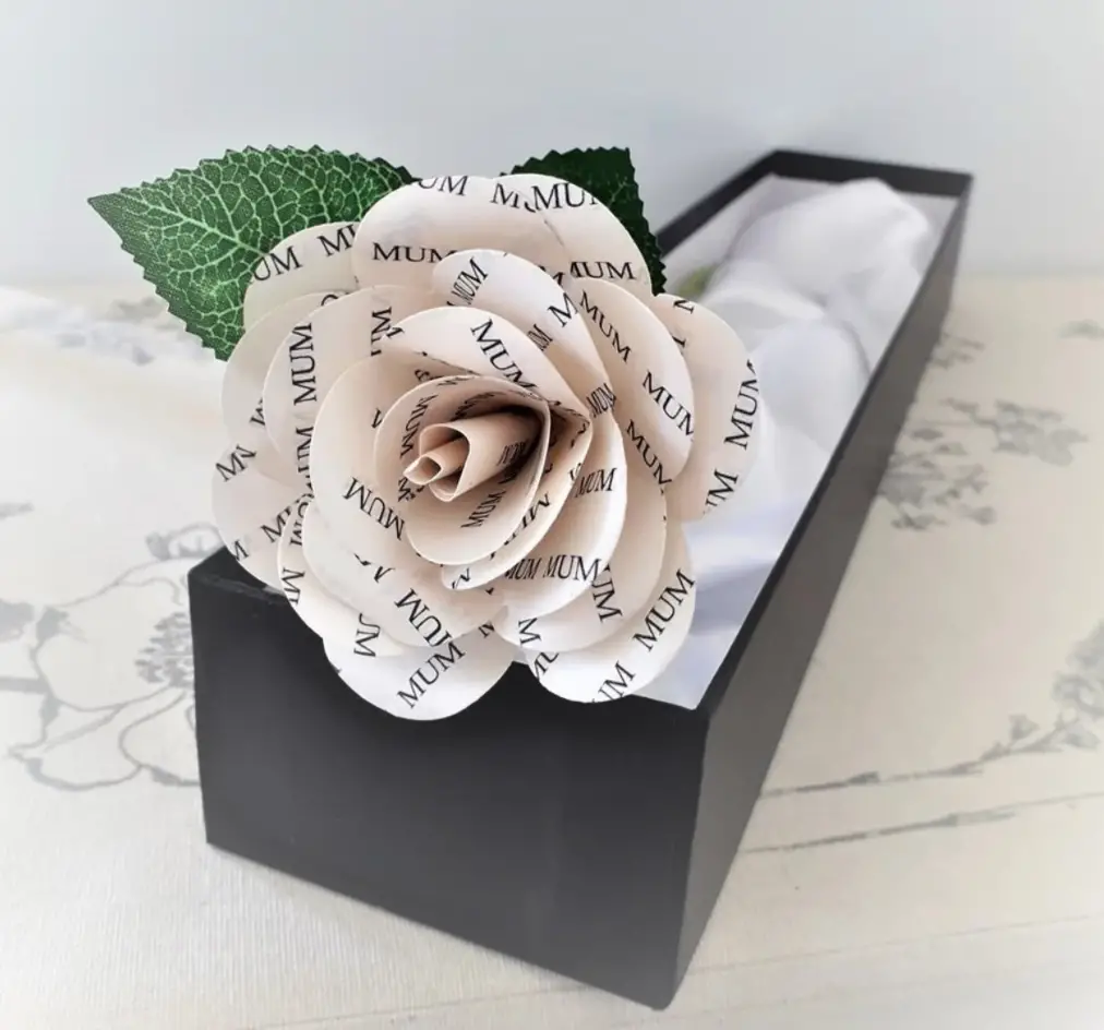 Paper rose, The Craft Stand Company, Etsy