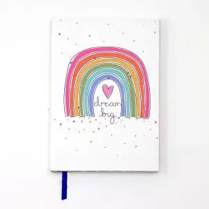RAINBOW Notebook from Belly Button Designs