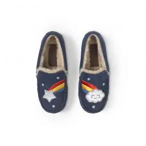 NSPCC rainbow slip-on slippers from Start-Rite