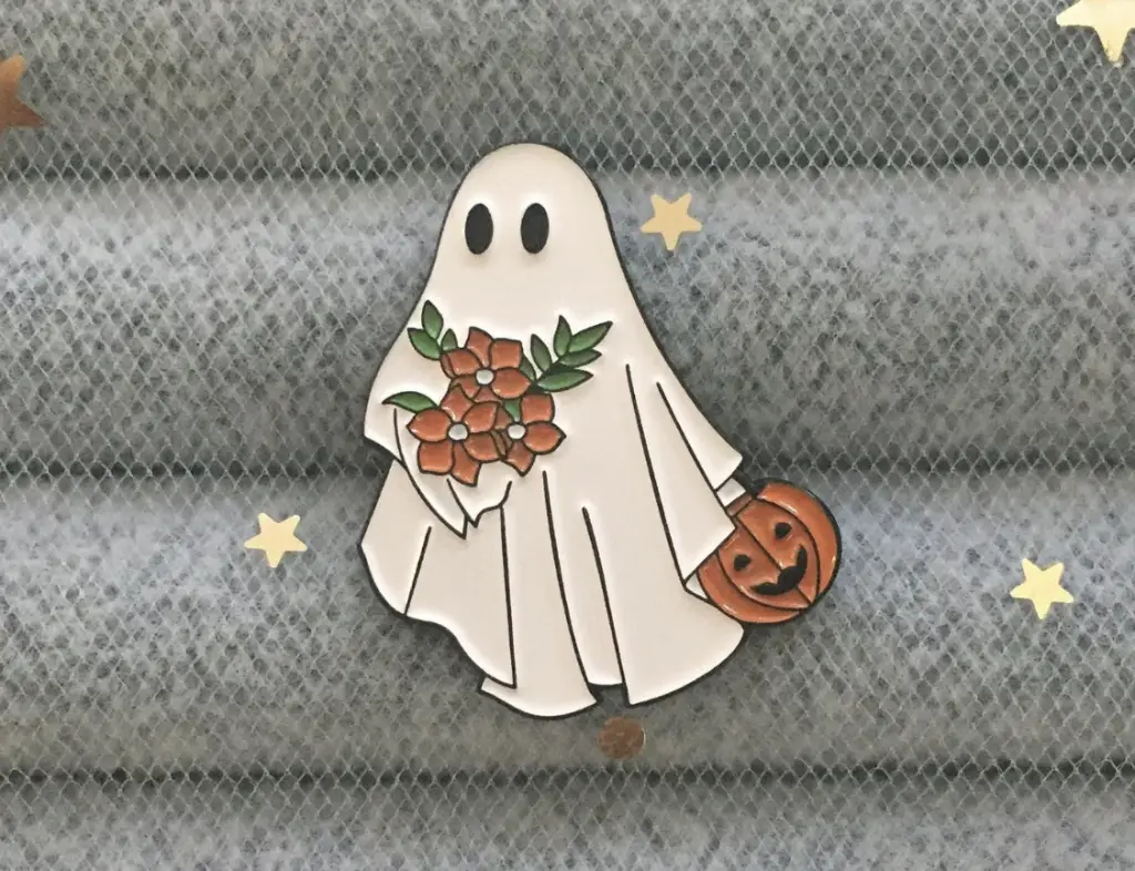 Ghost pin, GreatorexCo, Etsy